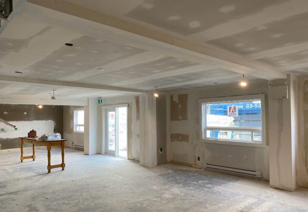 drywall and mudding